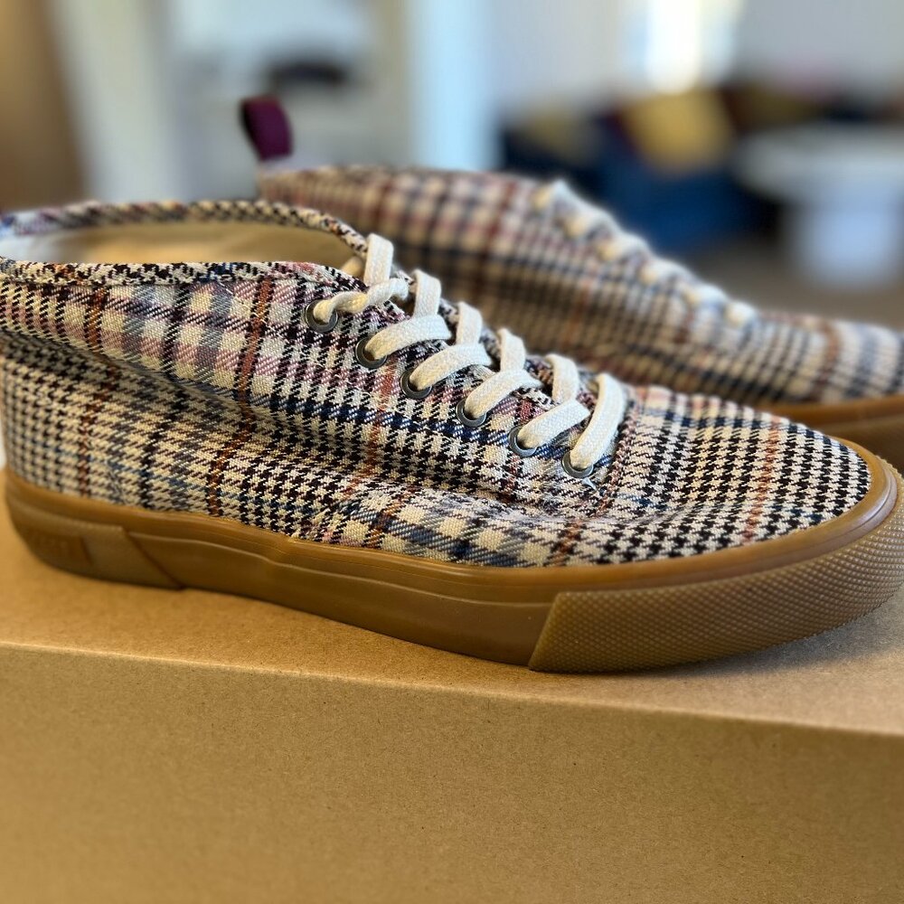 SeaVees Legend 90 Plaid Desert Boot Sneaker W9.5 M7.5